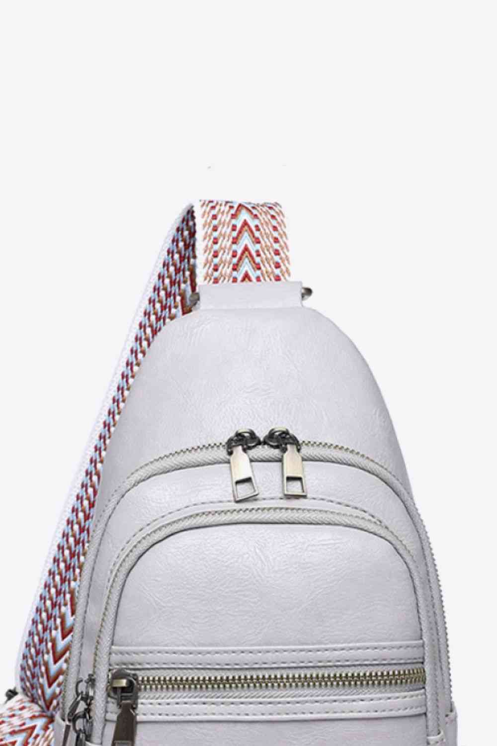 Adored Vegan Leather Sling Bag – Eco-Friendly Adjustable Crossbody Bag for Women