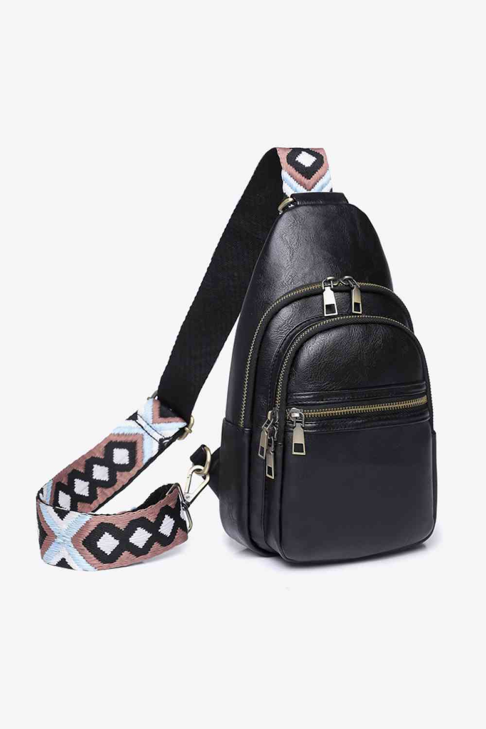 Adored Vegan Leather Sling Bag – Eco-Friendly Adjustable Crossbody Bag for Women
