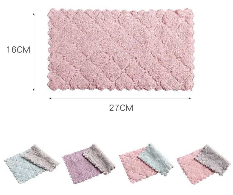 Set of 10 Microfiber Cleaning Towels – Ultra-Absorbent Lint-Free Cloths for Home, Car &amp; Kitchen