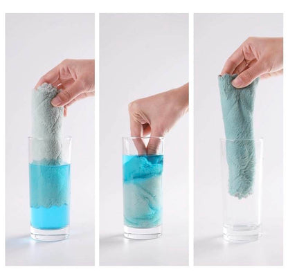 Set of 10 Microfiber Cleaning Towels – Ultra-Absorbent Lint-Free Cloths for Home, Car &amp; Kitchen