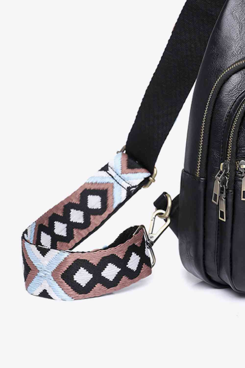 Adored Vegan Leather Sling Bag – Eco-Friendly Adjustable Crossbody Bag for Women