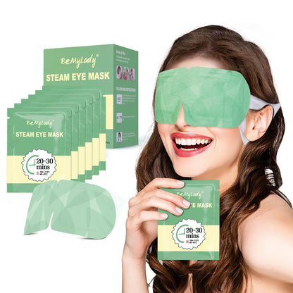 BeMyLady 12-Pack Heated Steam Eye Masks – Self-Warming Eye Mask for Dry Eyes, Dark Circles &amp; Better Sleep