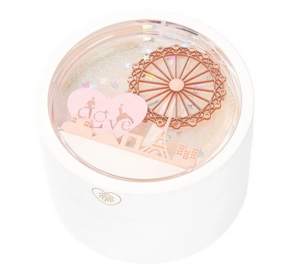 Ferris Wheel Rotating Jewelry Box with LED Light – Luxury Jewellery Organiser for Rings, Necklaces &amp; Accessories