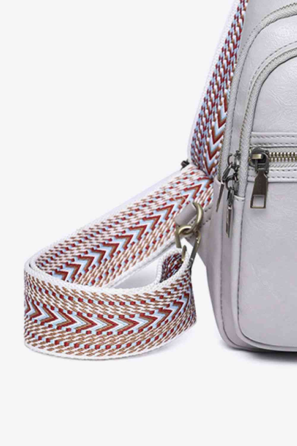 Adored Vegan Leather Sling Bag – Eco-Friendly Adjustable Crossbody Bag for Women