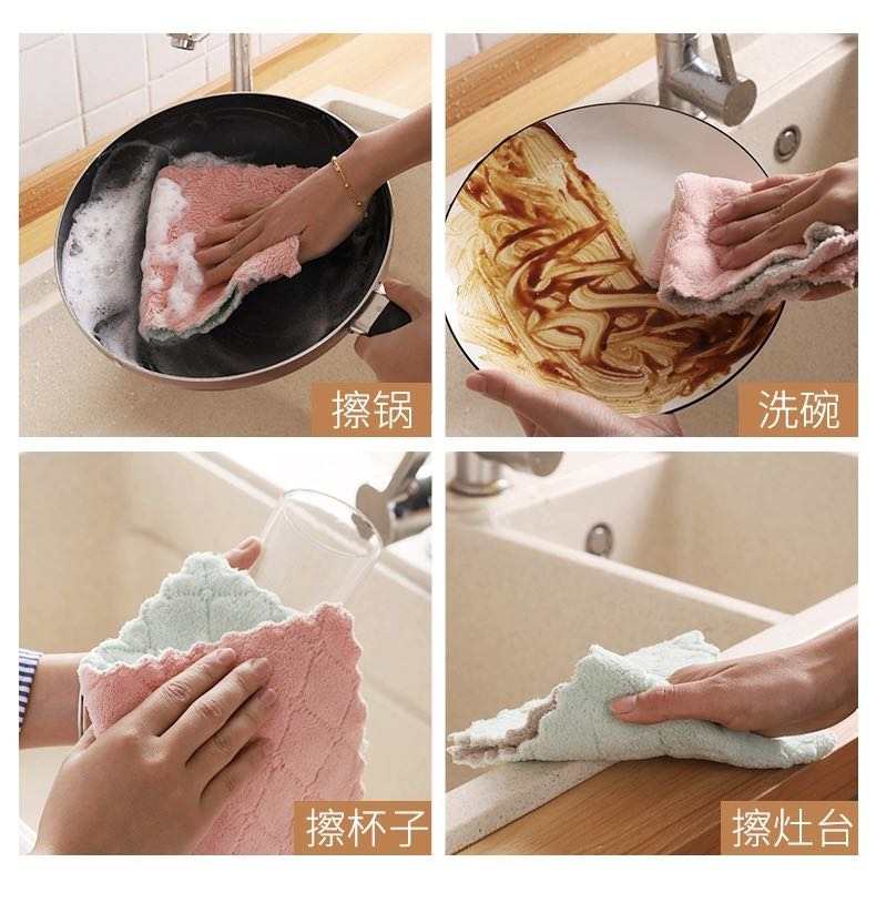 Set of 10 Microfiber Cleaning Towels – Ultra-Absorbent Lint-Free Cloths for Home, Car &amp; Kitchen