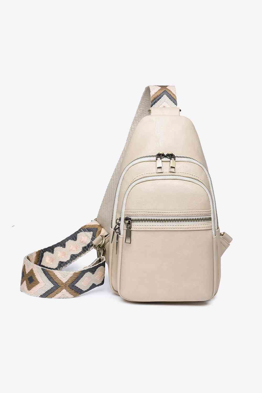 Adored Vegan Leather Sling Bag – Eco-Friendly Adjustable Crossbody Bag for Women