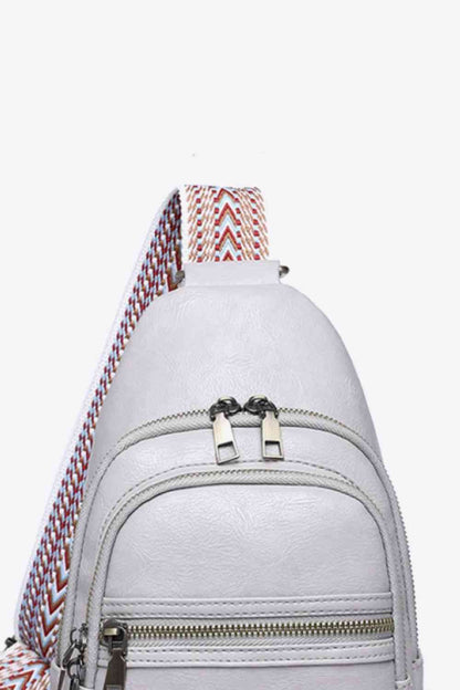 Adored Vegan Leather Sling Bag – Eco-Friendly Adjustable Crossbody Bag for Women